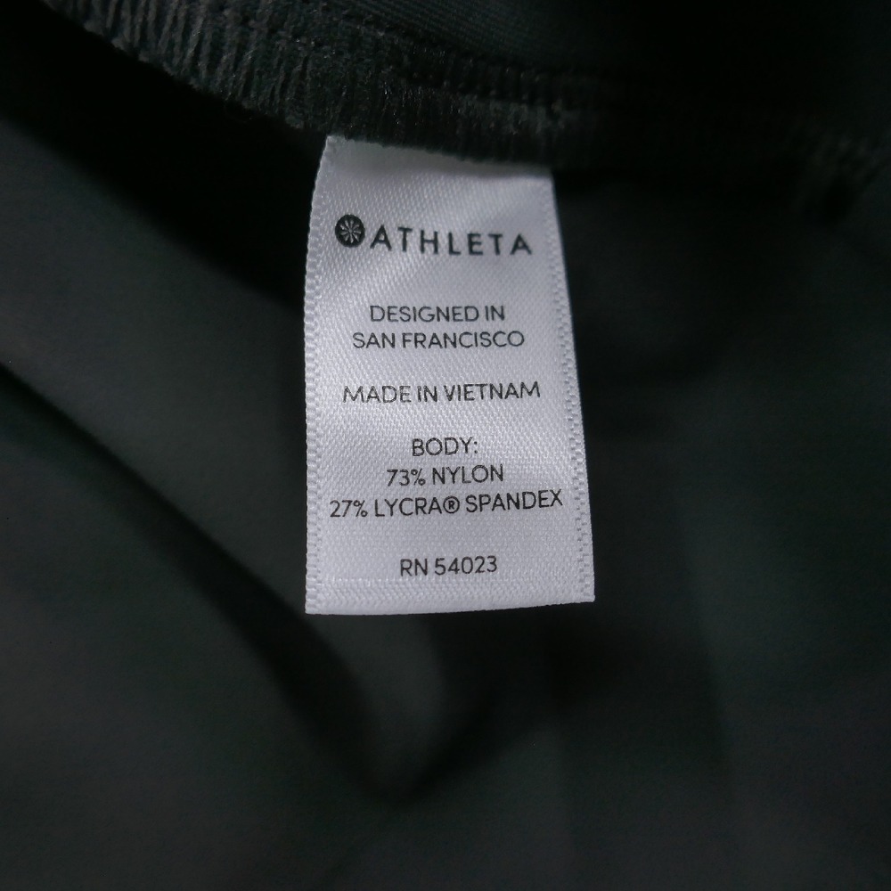 Athleta Womens Madison Moto‎ Tight Leggings 2 Gray Nylon Mid Rise Side Zip NEW - Picture 13 of 16